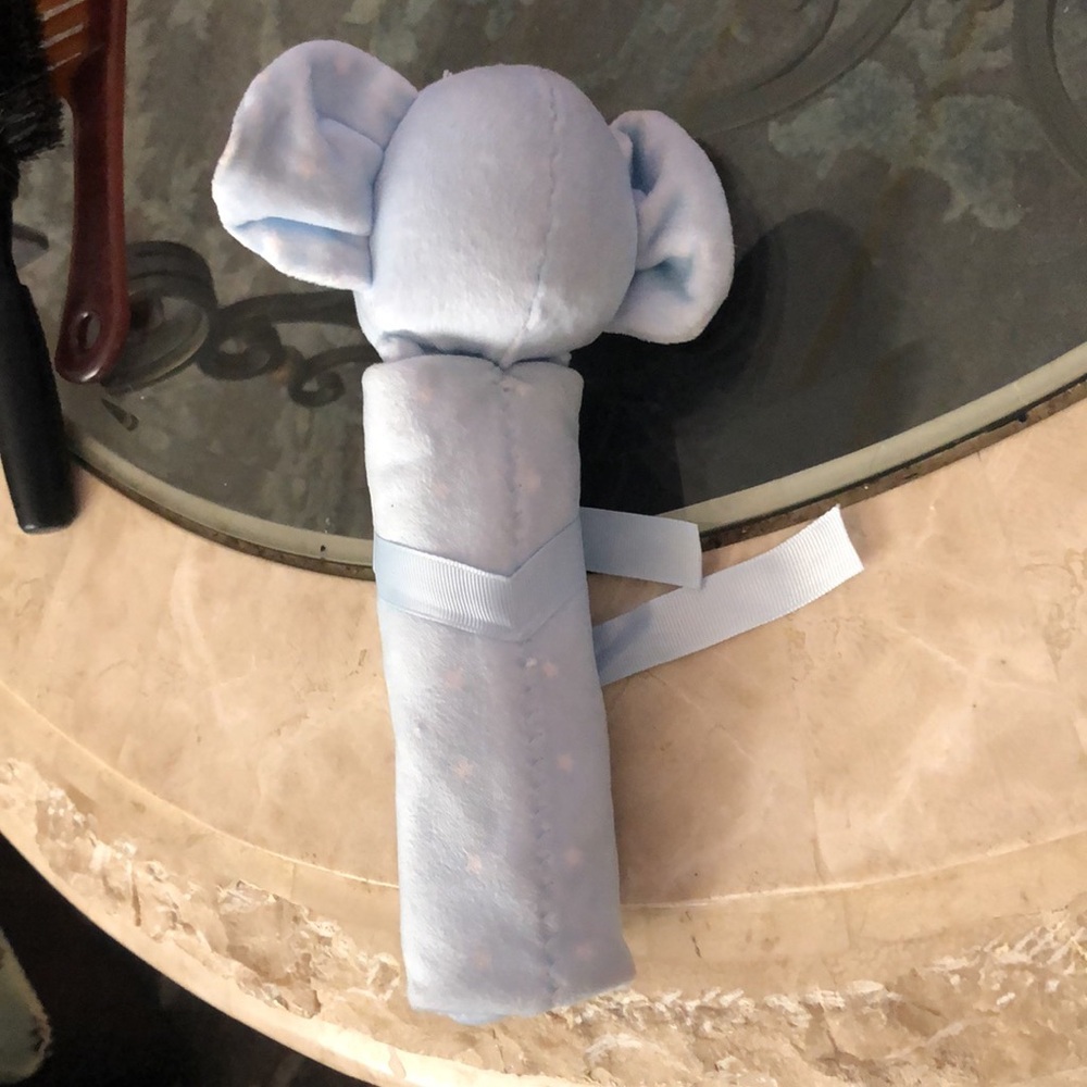 Blue Elephant Rattle Toy - Picture 4 of 6